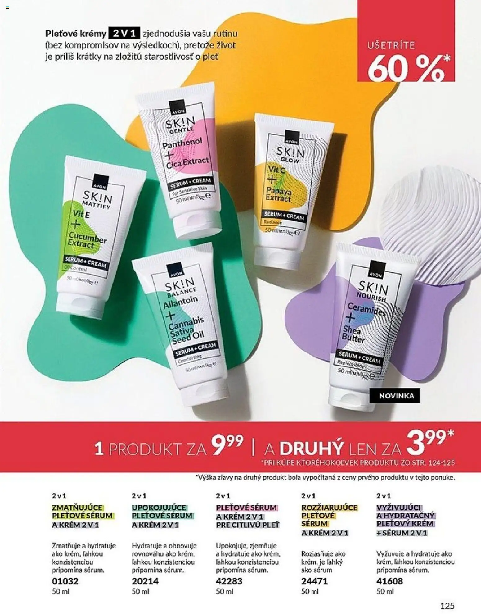 Nové Avon akcie – leták je platný od 01.02.2026 | Strana: 125 | Produkty: Krém
