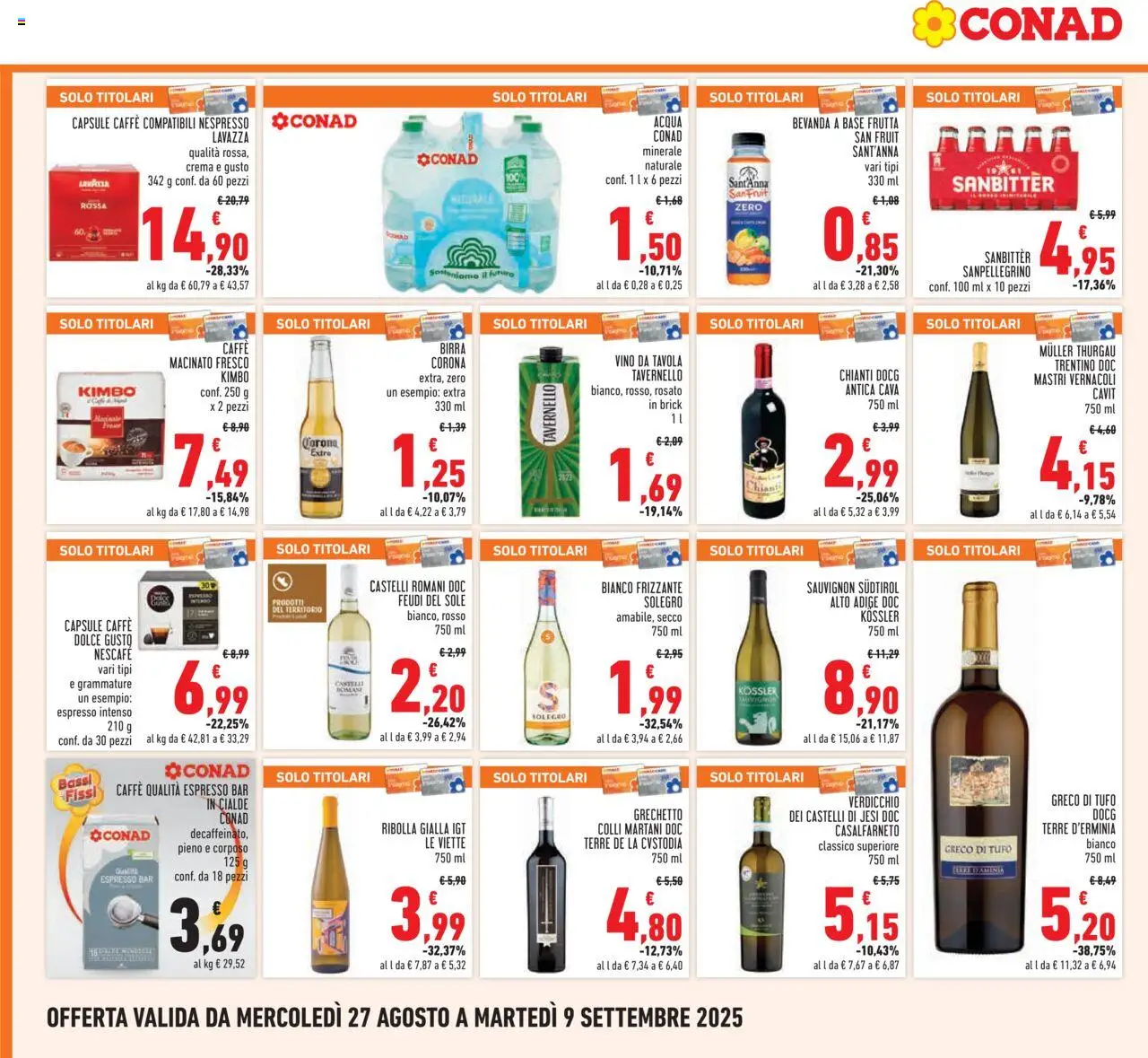 Volantino Conad del 27.08.2025 | Pagina: 18