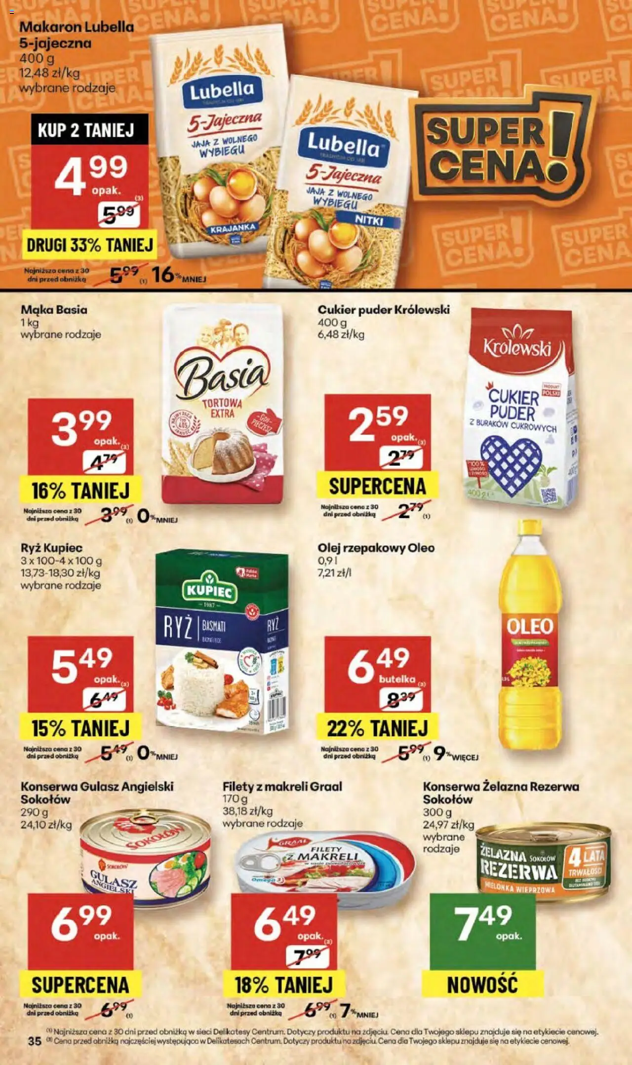 Delikatesy Centrum Gazetka od 16.10.2025 | Strona: 35 | Produkty: Gulasz angielski, Ryż, Gulasz, Jaja
