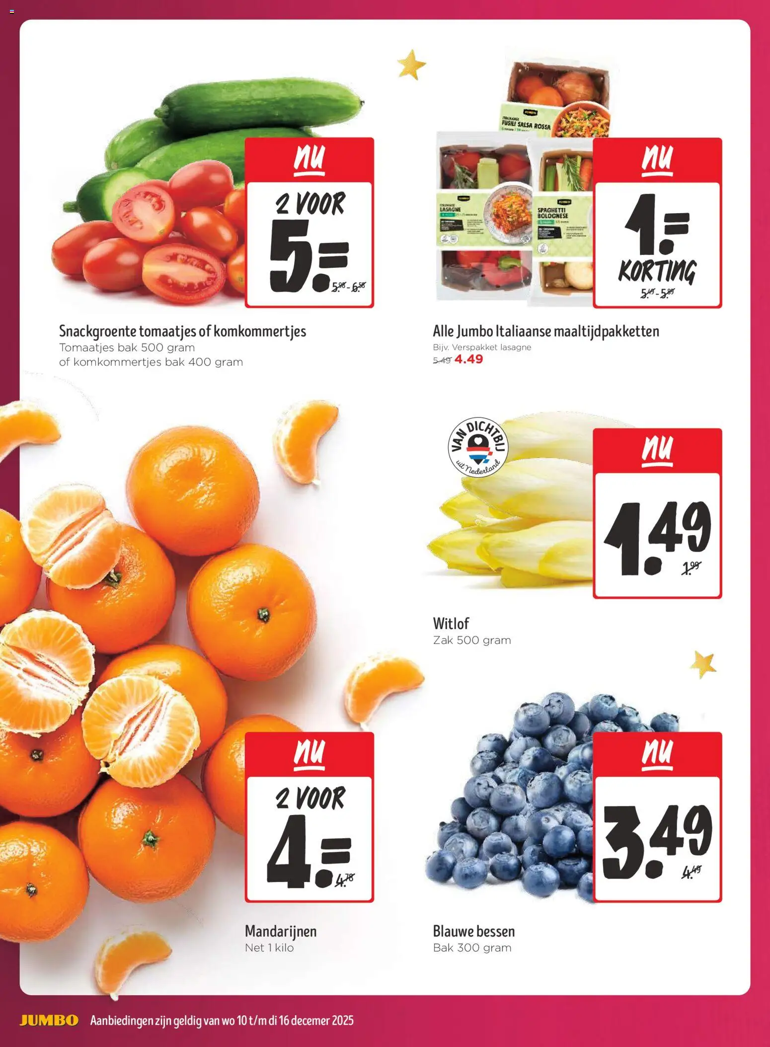 {H1} | Pagina: 10 | Producten: Mandarijnen, Lasagne, Zak