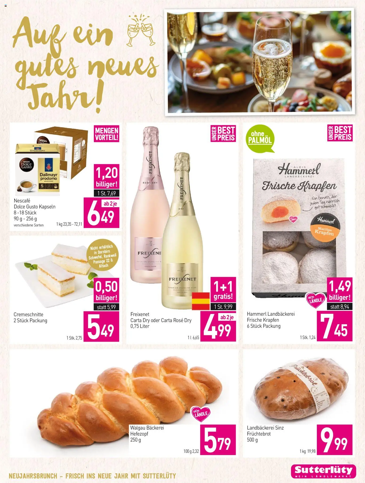 Sutterlüty Flugblatt gültig ab 27.12.2025 | Seite: 19 | Produkte: Bäckerei