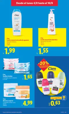 Lidl - Islas canarias  │ válido desde el 04.08.2025 | Página: 17 | Productos: Κουνουπίδι, Loción corporal, Aceite, Τυρόπιτα
