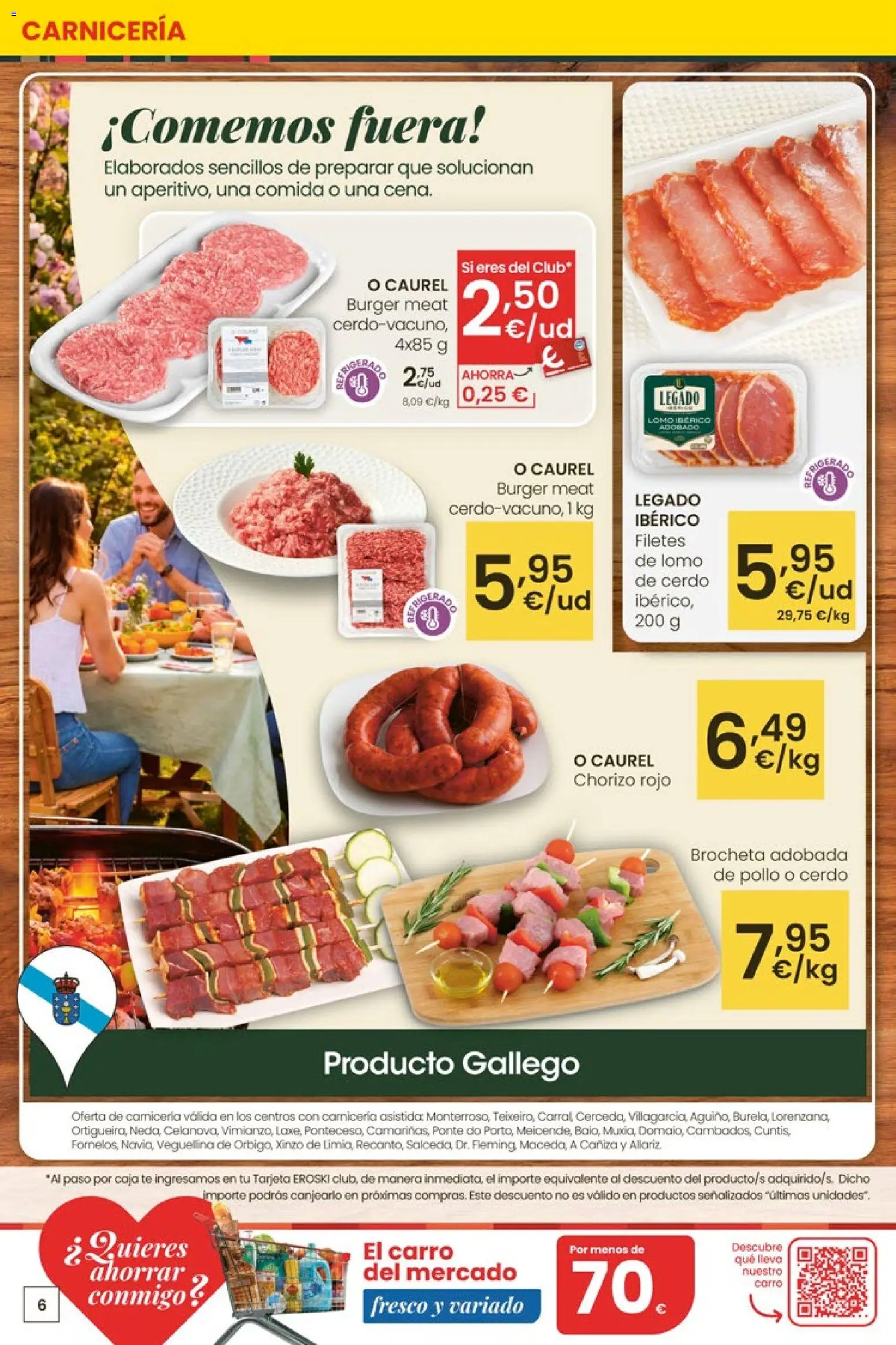 Eroski Quieres ahorrar conmigo │ válido desde el 16.04.2026 | Página: 6 | Productos: Cerdo, Té, Caja