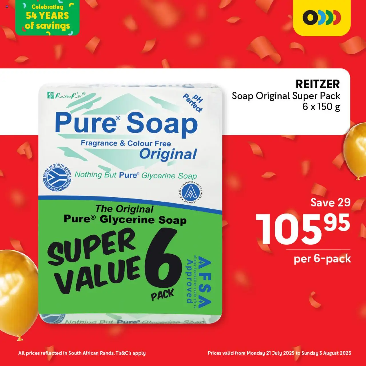 Makro Birthday Price-Drop Personal Care │ valid from 21.07.2025 | Page: 12 | Products: Fragrance, Foundation, Soap