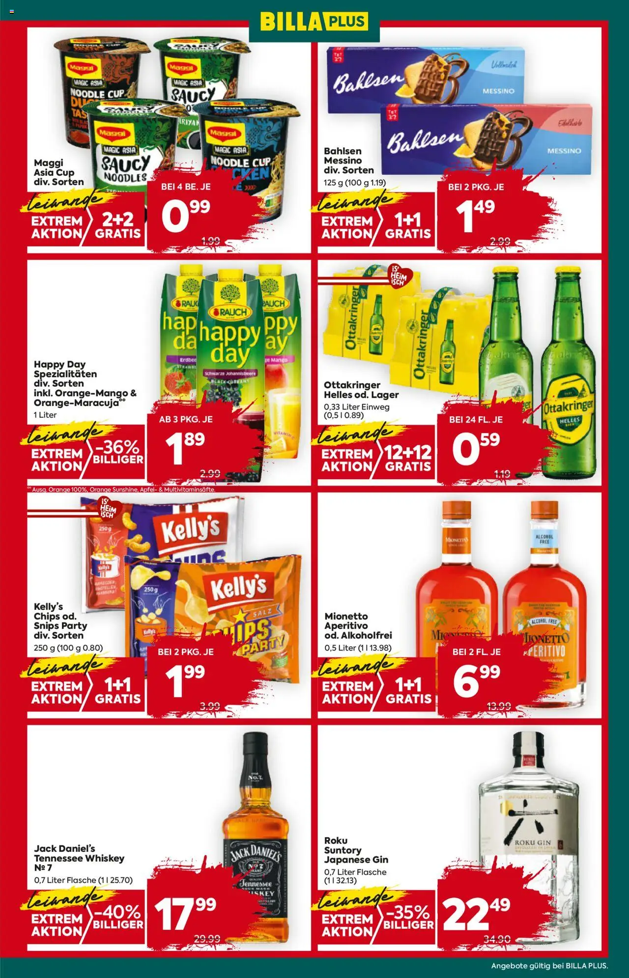 Billa Plus Flugblatt - Steiermark gültig ab 11.09.2025 | Seite: 5 | Produkte: Gin, Chips, Whiskey, Äpfel