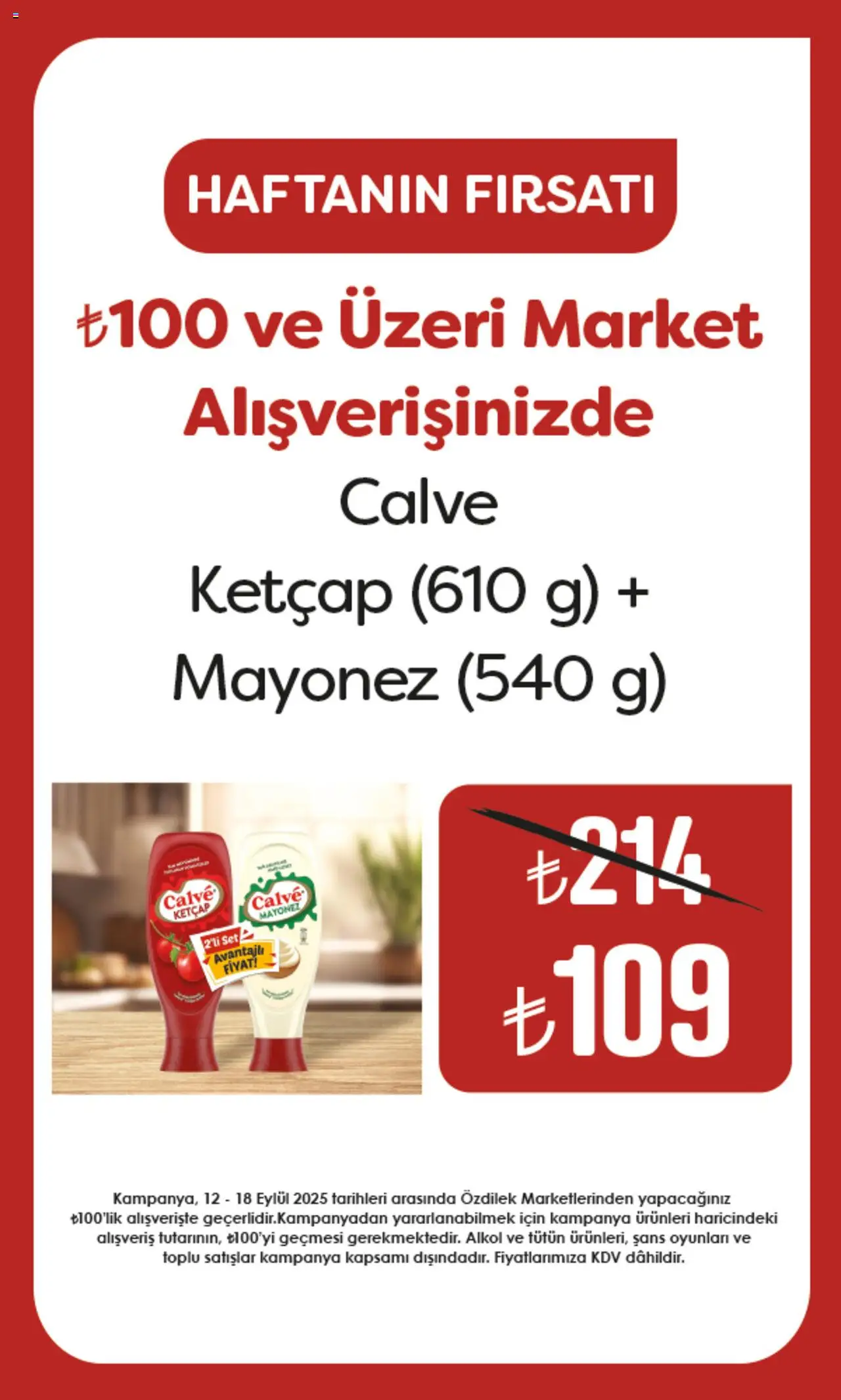 Özdilek Katalog - 12.09.2025 tarihinden itibaren geçerlidir | Sayfa: 4 | Ürünler: Ketçap, Mayonez