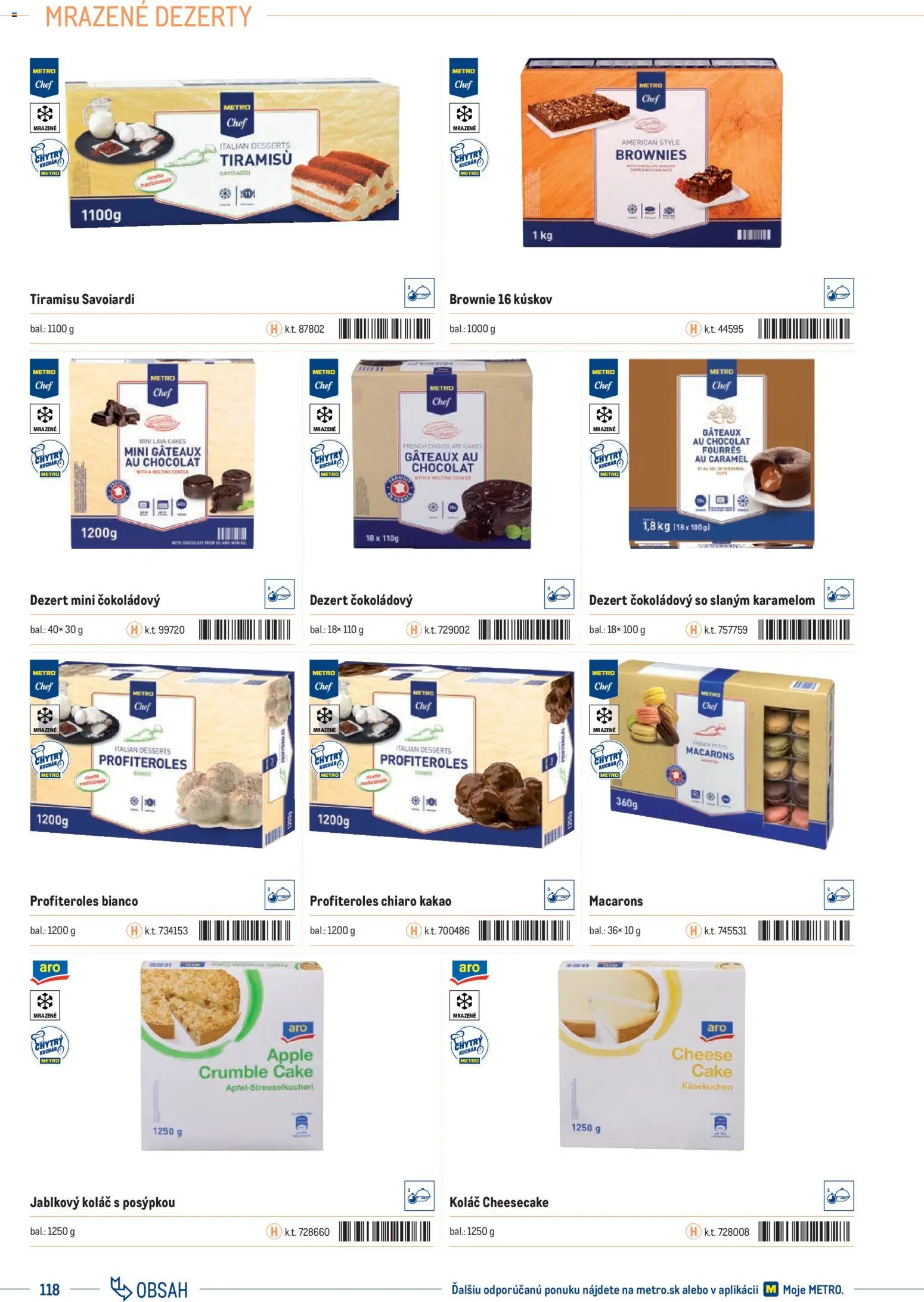 Nové Metro akcie – leták je platný od 01.01.2025 | Strana: 118 | Produkty: Koláč, Apple, Kakao