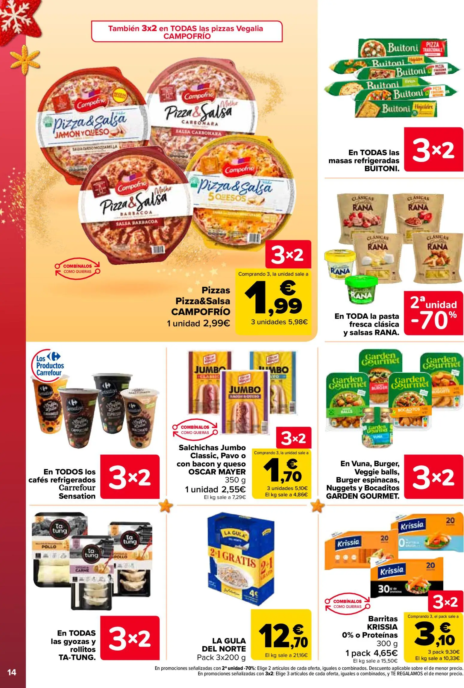 Carrefour folleto │ válido desde el 25.11.2025 | Página: 16 | Productos: Queso, Jamón, Barbacoa, Nuggets