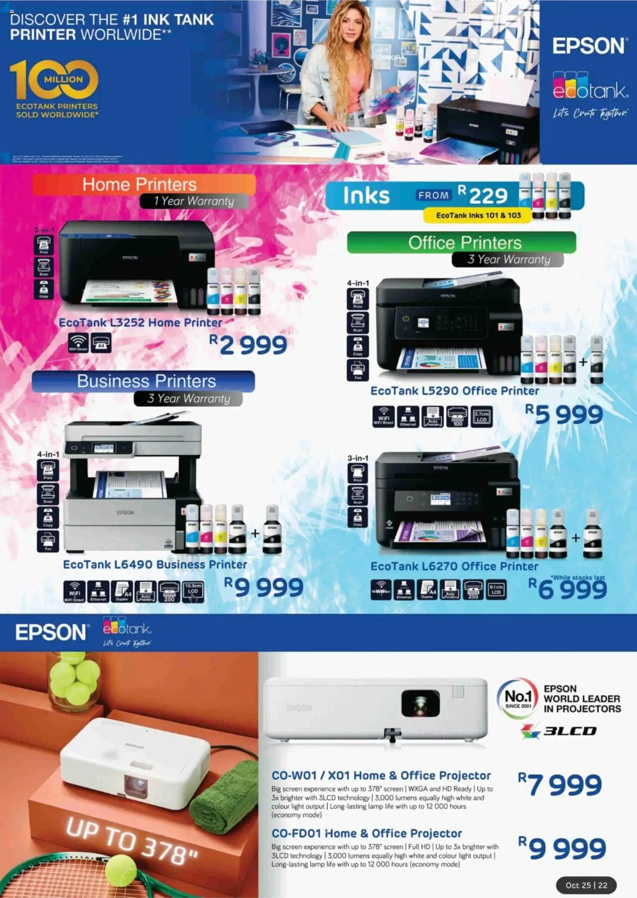 New Computer Mania catalogue – valid from 01.10.2025 | Page: 23 | Products: Printer, Tank, Crate, Lamp