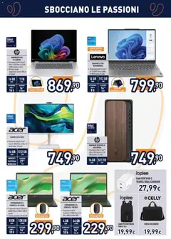 Anteprima del volantino Unieuro volantino valido a partire dal 03.04.2026 | Pagina: 34 | Prodotti: Notebook, Zaino, Tastiera, Borsa