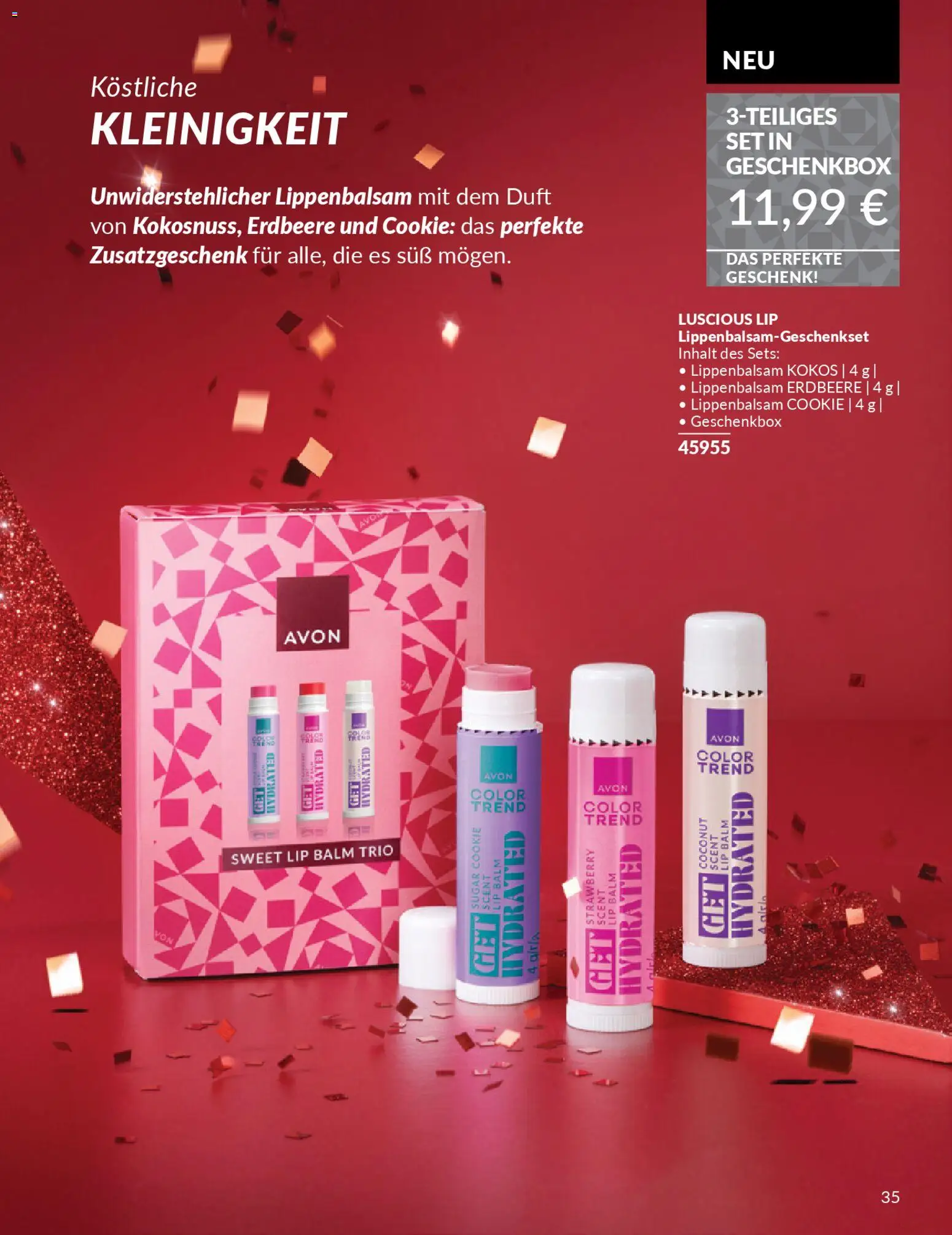 Avon - Black Friday – gültig ab 01.11.2025 | Seite: 37 | Produkte: Duft, Lip Balm, Lippenbalsam