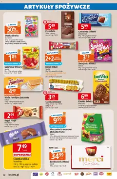 Pogląd oferty "E.Leclerc gazetka - Tychy" - ważna od 10.03.2026 | Strona: 32 | Produkty: Belvita, Wafle, Bombonierka, Ciastka belvita