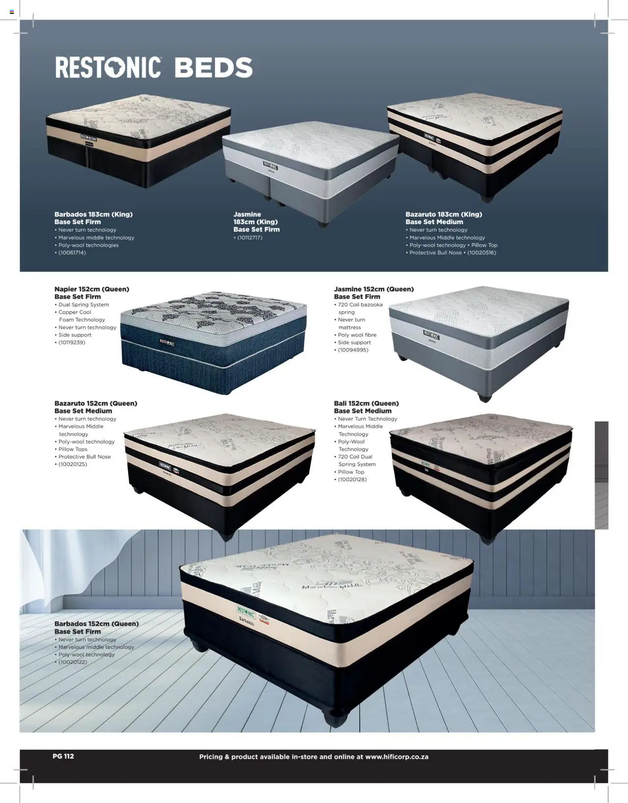 New HiFi Corp catalogue – valid from 12.02.2024 | Page: 112 | Products: Mattress, Pillow, Foam