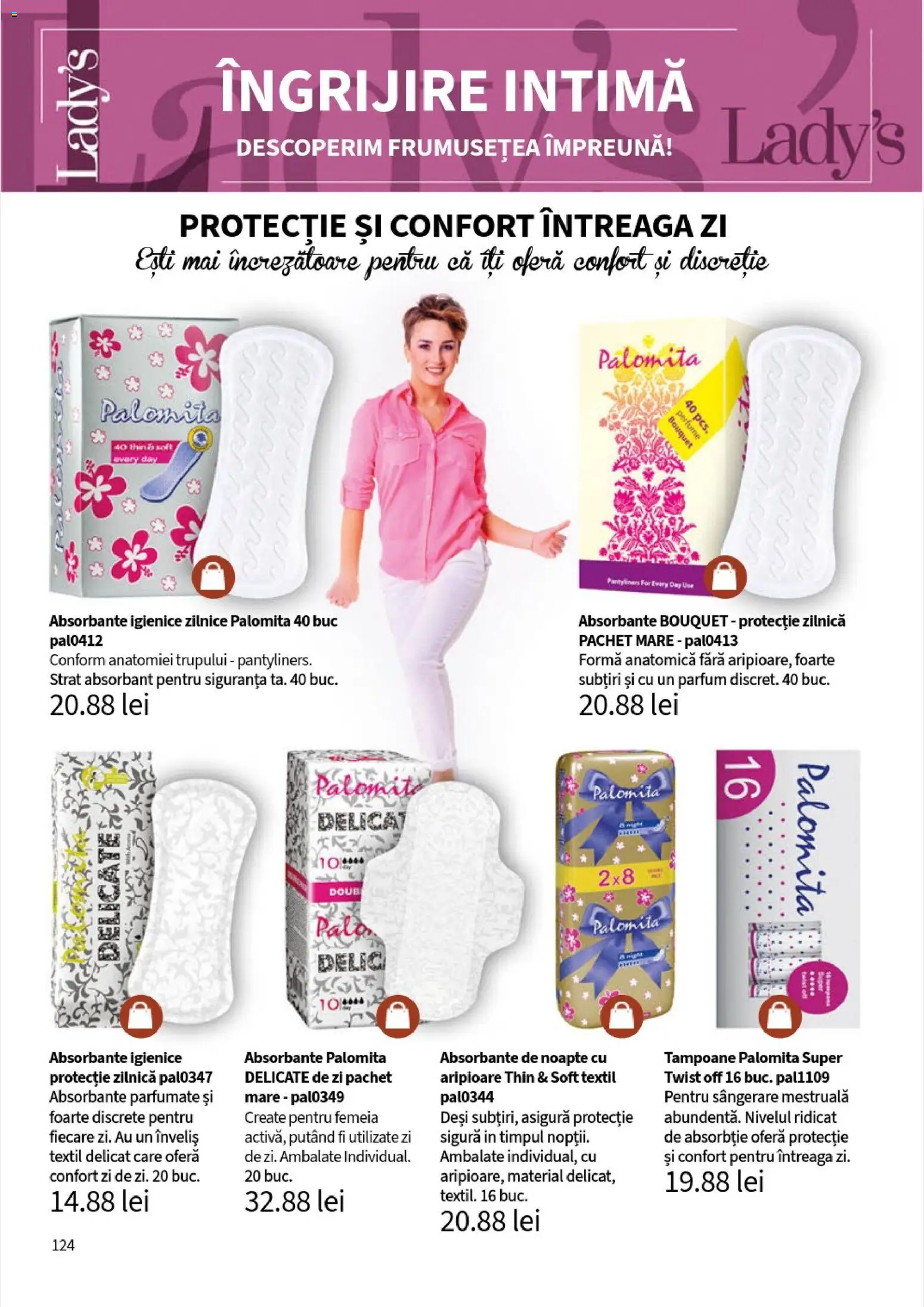 Noul catalog Lady’s – valabil de la 05.01.2026 | Pagină: 126 | Produse: Parfum, Absorbante, Tampoane