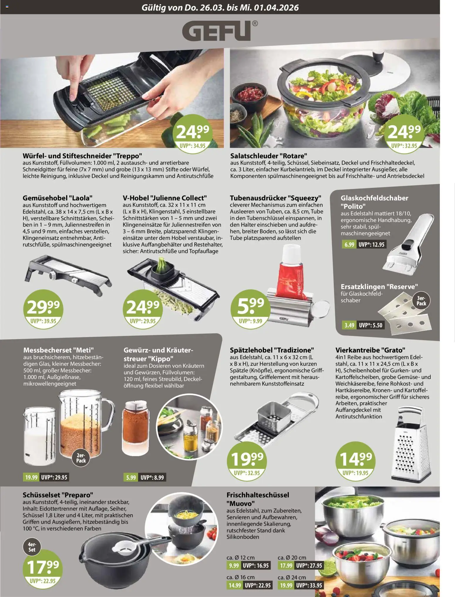 V-Markt München – gültig ab 26.03.2026 | Seite: 19 | Produkte: Hobel, Gemüse, Gurken