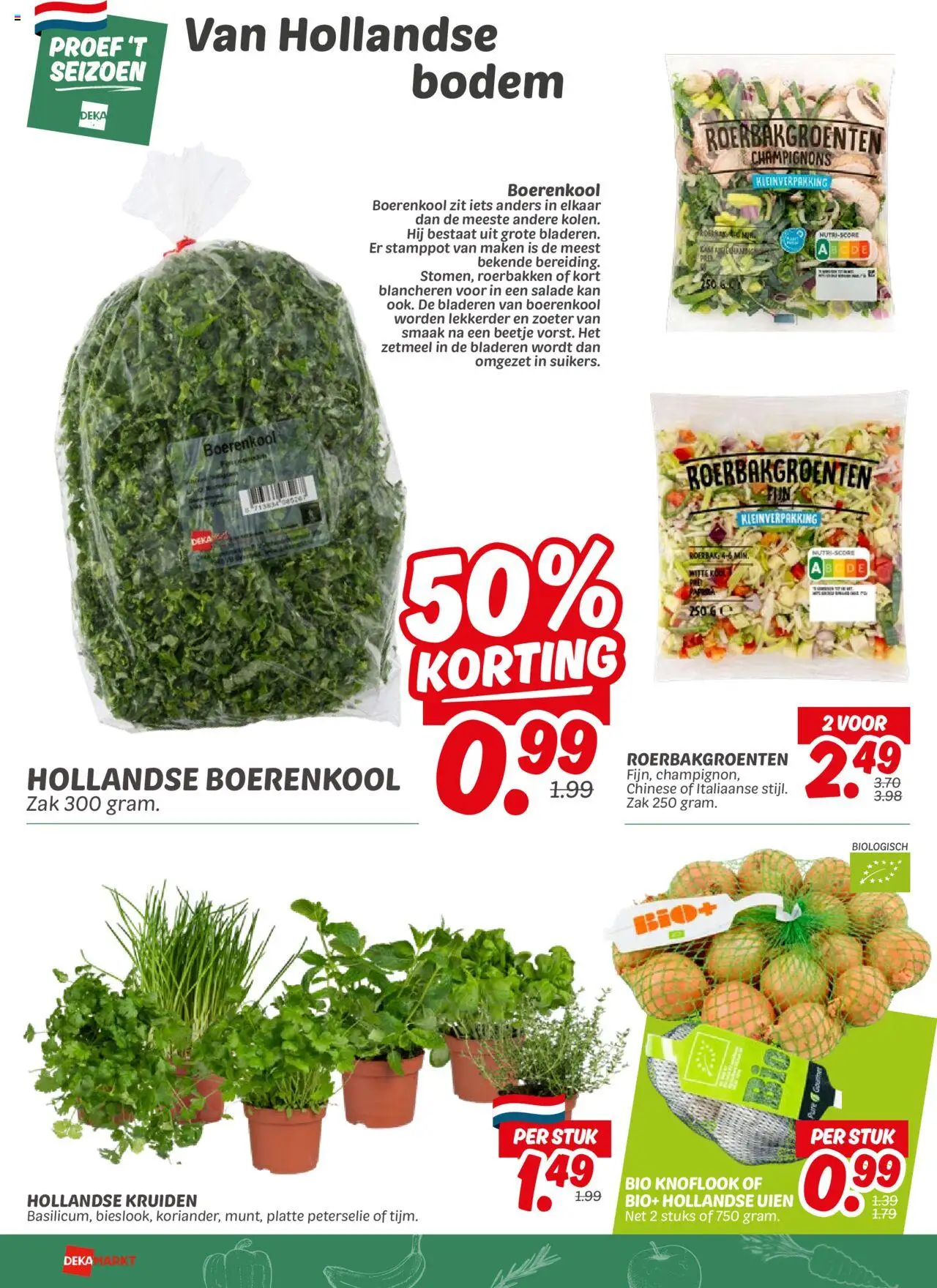  | Pagina: 10 | Producten: Kool, Boerenkool, Zak, Knoflook