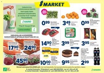 S-market-mainoslehti voimassa 05.11.2025 alkaen