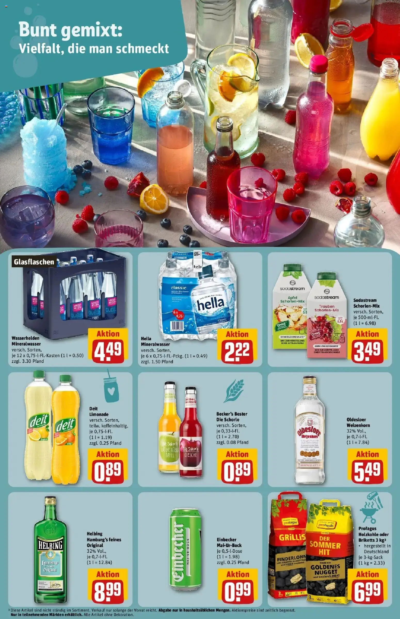 Rewe Prospekt Kiel	 – gültig ab 09.03.2026 | Seite: 22 | Produkte: Äpfel, Limonade, Oldesloer, Sodastream