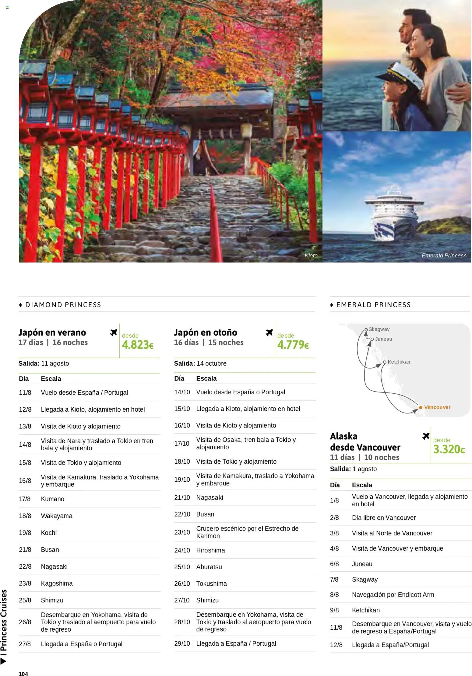 Viajes El Corte Inglés Cruceros marítimos │ válido desde el 01.01.2026 | Página: 105 | Productos: Navegación