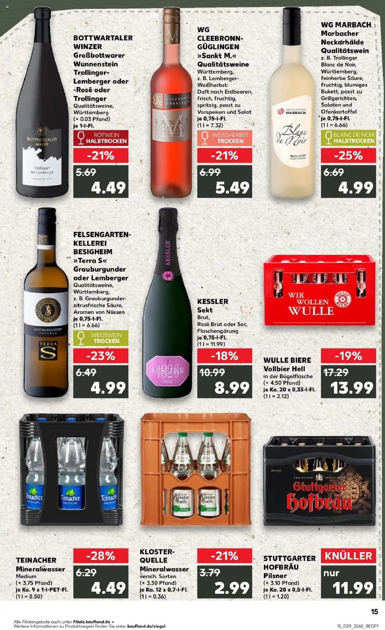 Kaufland prospekt Steinheim An Der Murr	 - gültig ab dem 21.07.2025 | Seite: 28 | Produkte: Sekt, Weißwein trocken, Duft, Salat