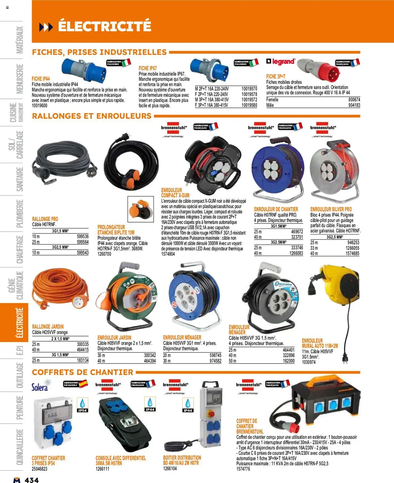 | Page: 434 | Produits: Orange, USB, Prises, Prise