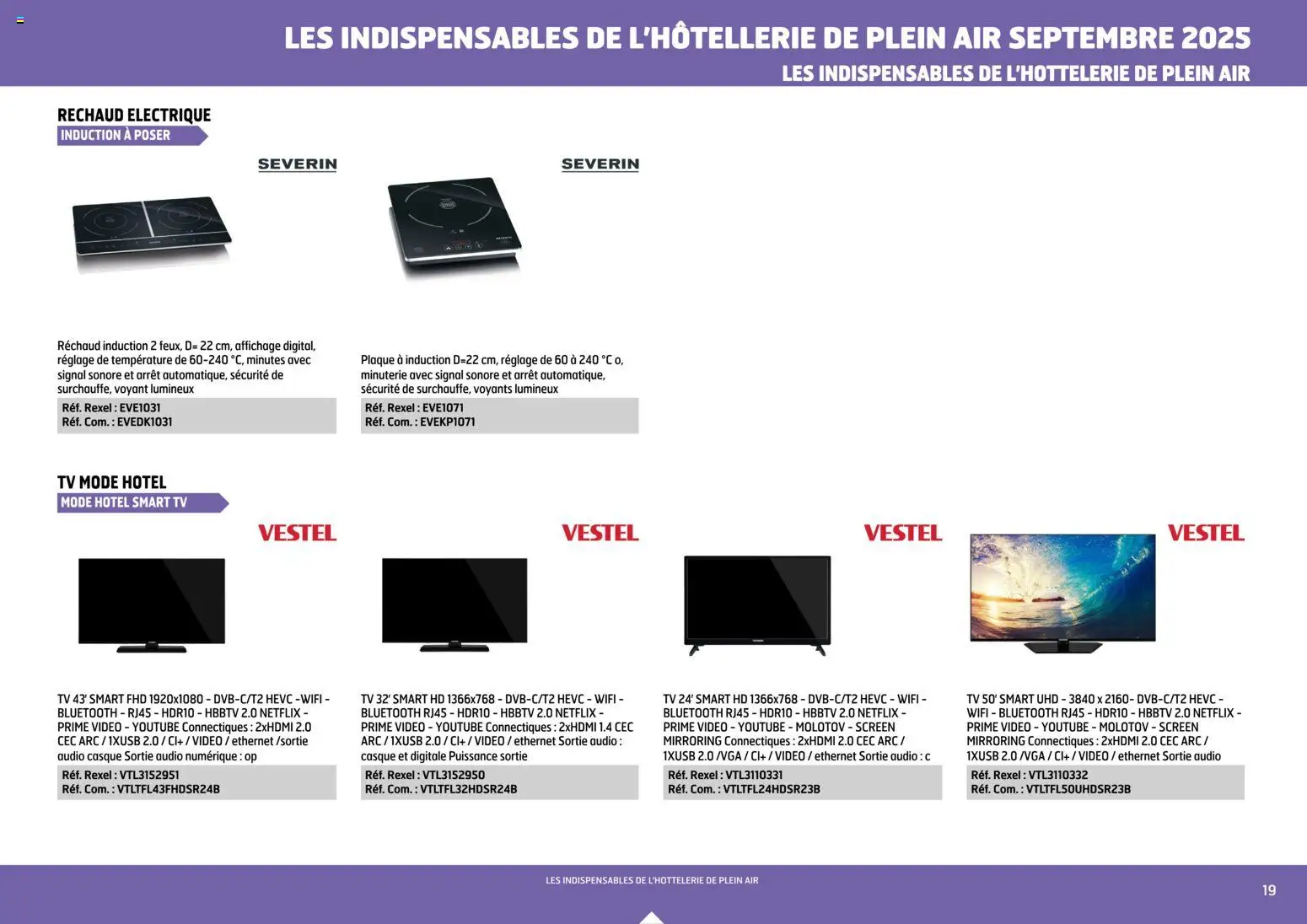 {H1} | Page: 19 | Produits: Plaque a induction, Audio, Smart TV, Casque
