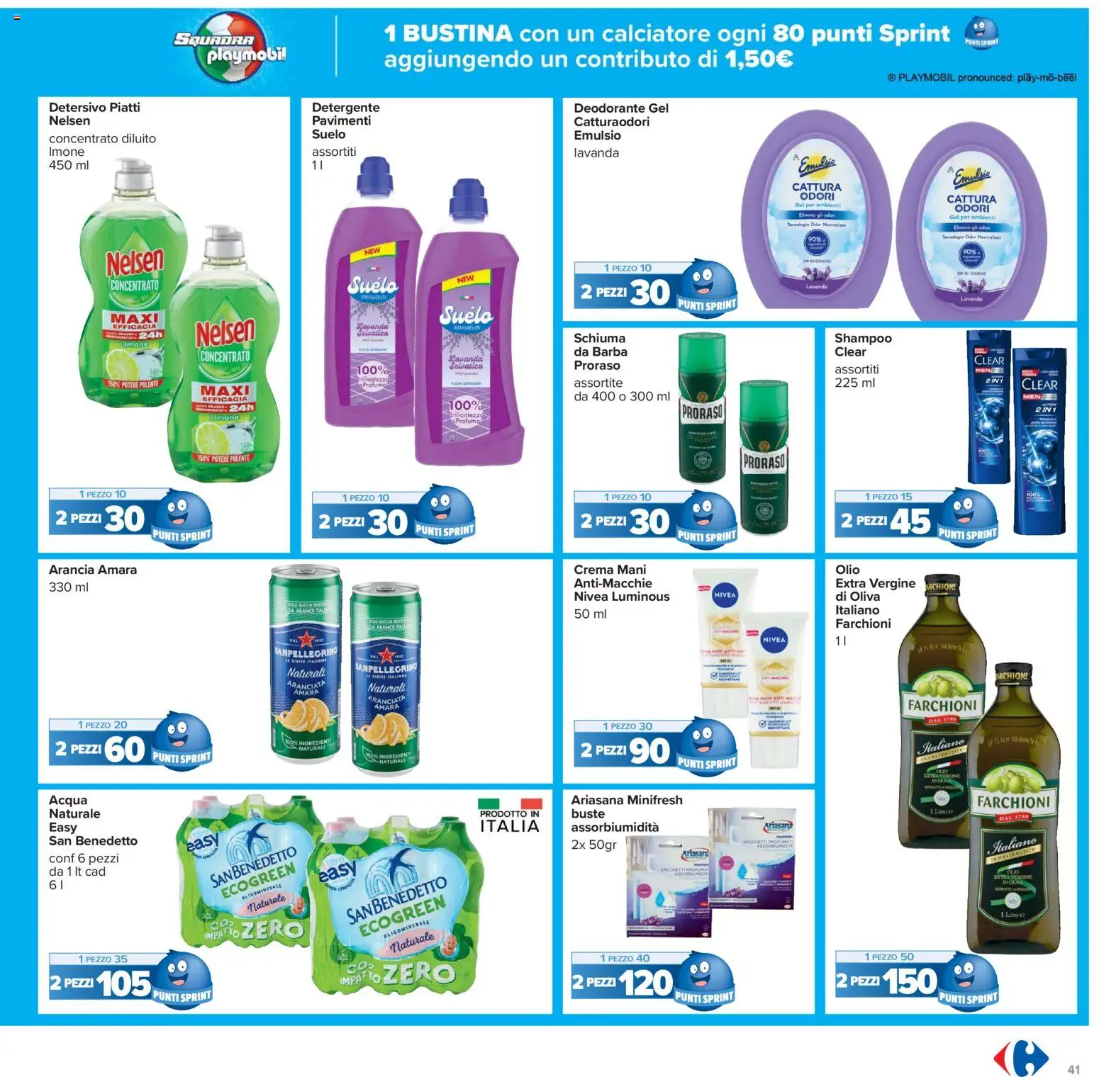 Volantino Carrefour del 02.12.2025 | Pagina: 41 | Prodotti: Shampoo, Limone, Olio, Olio extra vergine