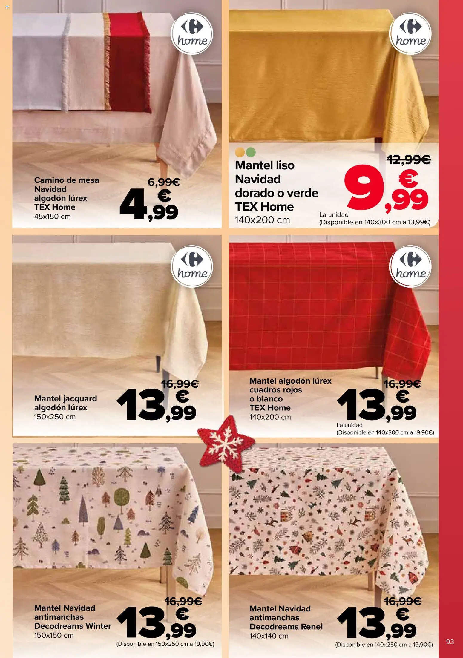 Carrefour folleto │ válido desde el 12.12.2025 | Página: 71 | Productos: Mantel, Mesa