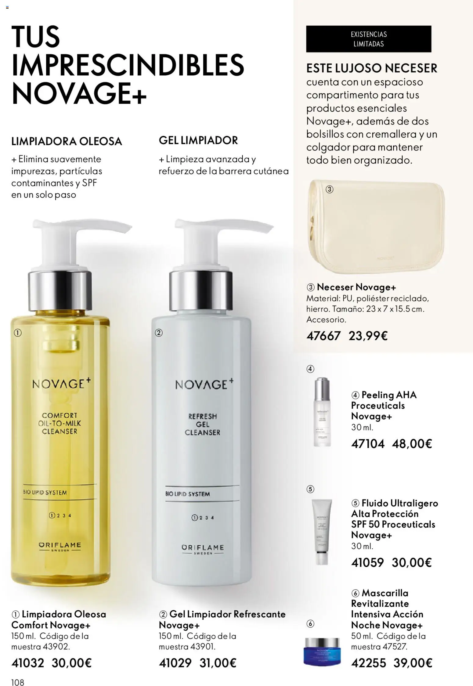 Oriflame - Catálogo Campaña 16 │ válido desde el 19.11.2025 | Página: 108 | Productos: Peeling, Neceser