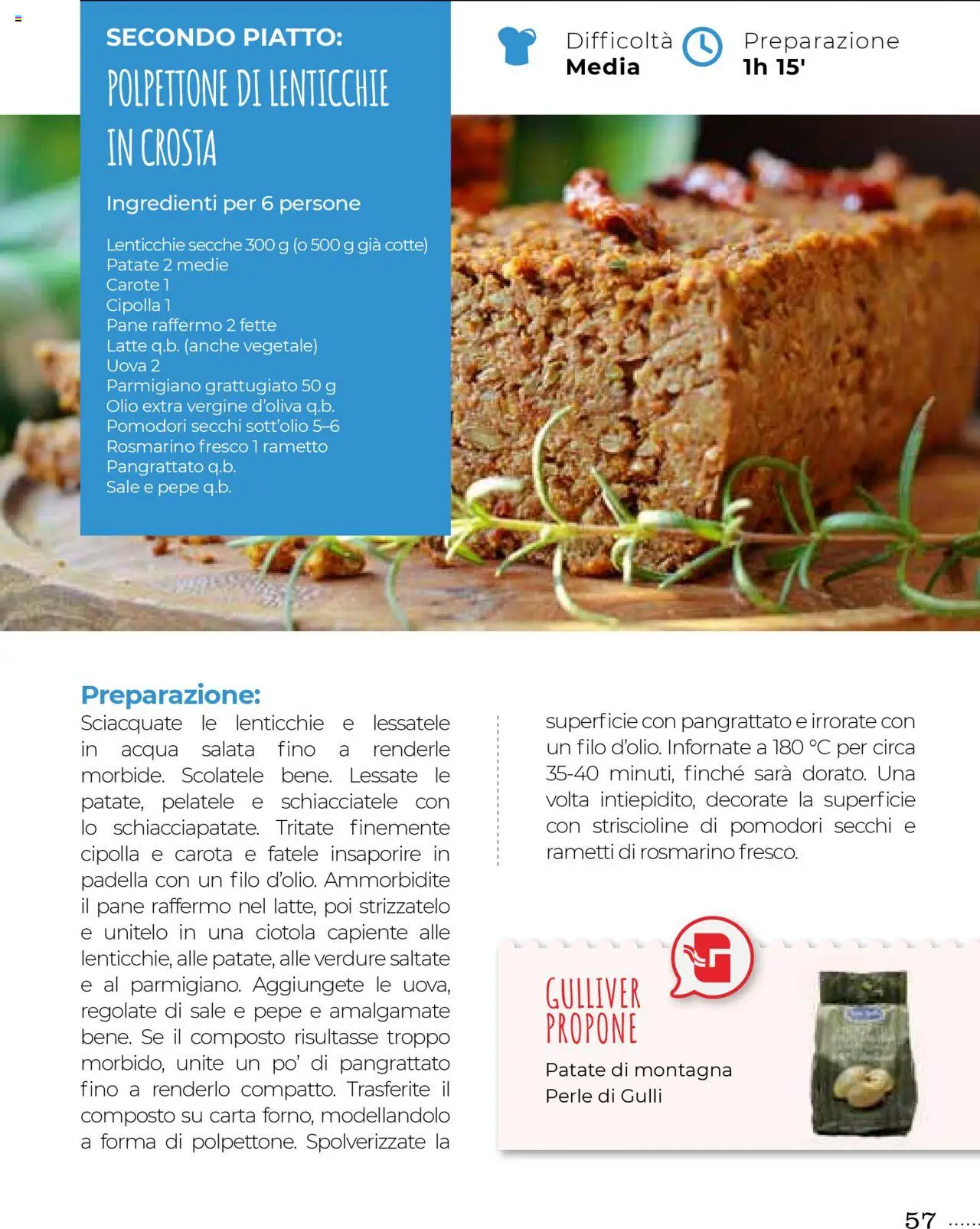 Volantino Gulliver del 01.10.2025 | Pagina: 57 | Prodotti: Olio extra vergine, Piatto, Parmigiano, Pomodori secchi