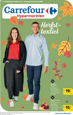 Carrefour - Folder Textiel  - Voorbeeld van een folder van Carrefour, geldig van 08.10.2025