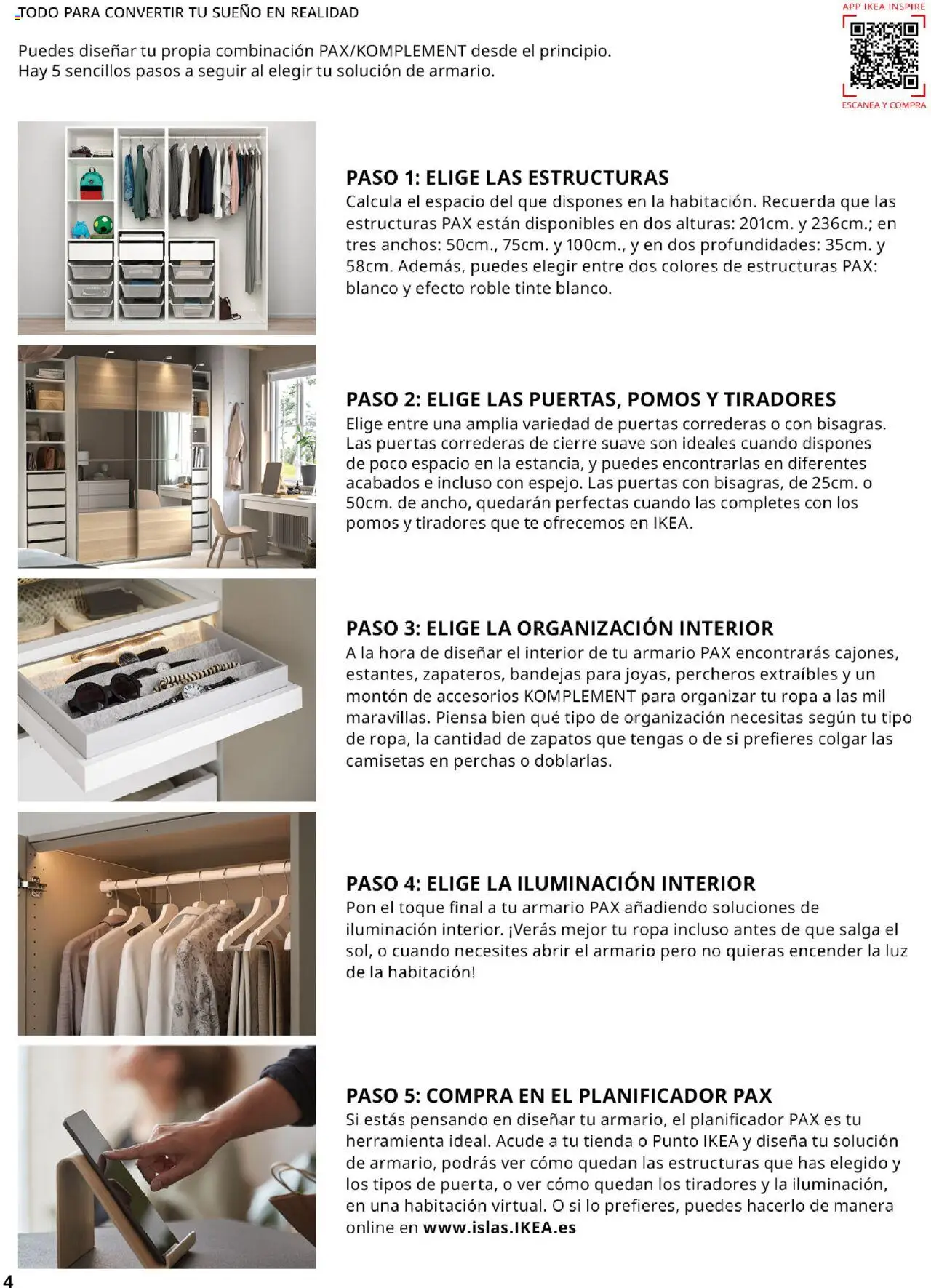 Catálogo IKEA Pax y Komplement │ válido desde el 04.02.2025 | Página: 4 | Productos: Tinte, Té, Ropa, Armario