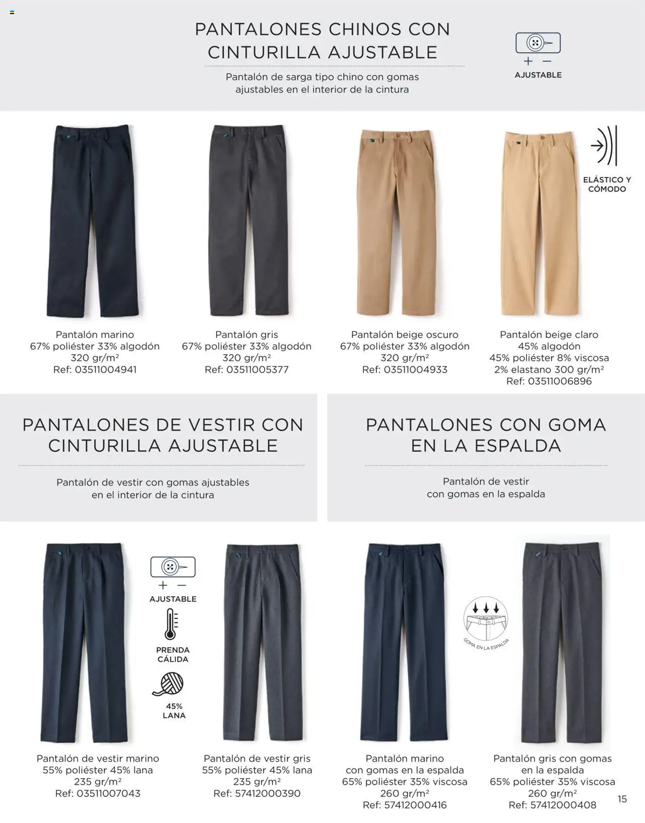 El Corte Inglés Uniformes │ válido desde el 22.04.2025 | Página: 15