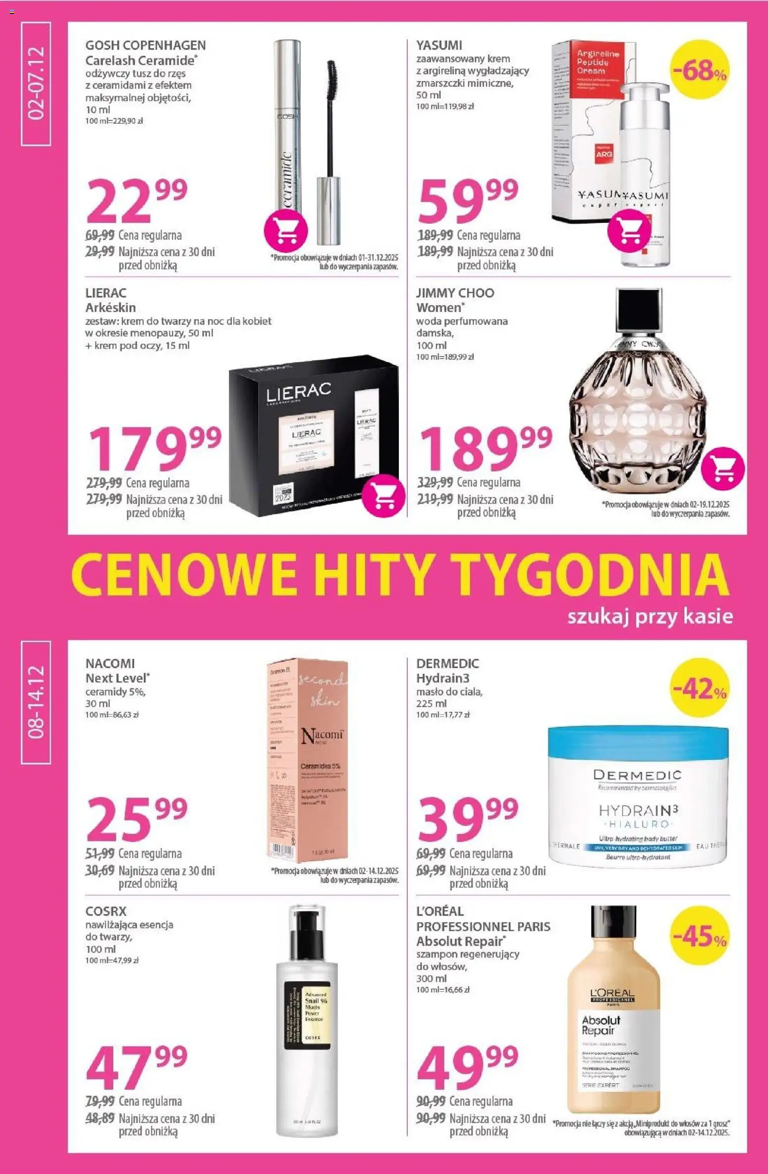 Hebe Gazetka od 02.12.2025 | Strona: 8 | Produkty: Szampon, Body, Krem, Krem do twarzy