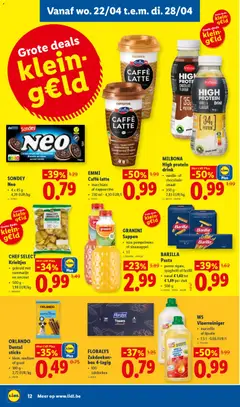Lidl Folder week 17 - Voorbeeld van een folder van Lidl, geldig van 20.04.2026 | Pagina: 12 | Producten: Krieltjes, Tissues, Box, Cappuccino