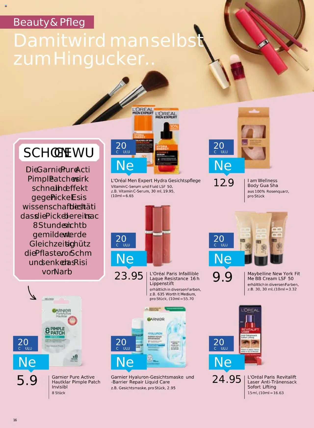 Migros Aktionen – gültig ab 14.10.2025 | Seite: 16 | Produkte: Serum, Bb cream, Lippenstift