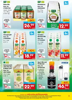 Netto Marken-Discount Online-Sonderangebote ab 01.01.2026 gültig | Seite: 3 | Produkte: Orangen, Orangensaft, Saft, Eis