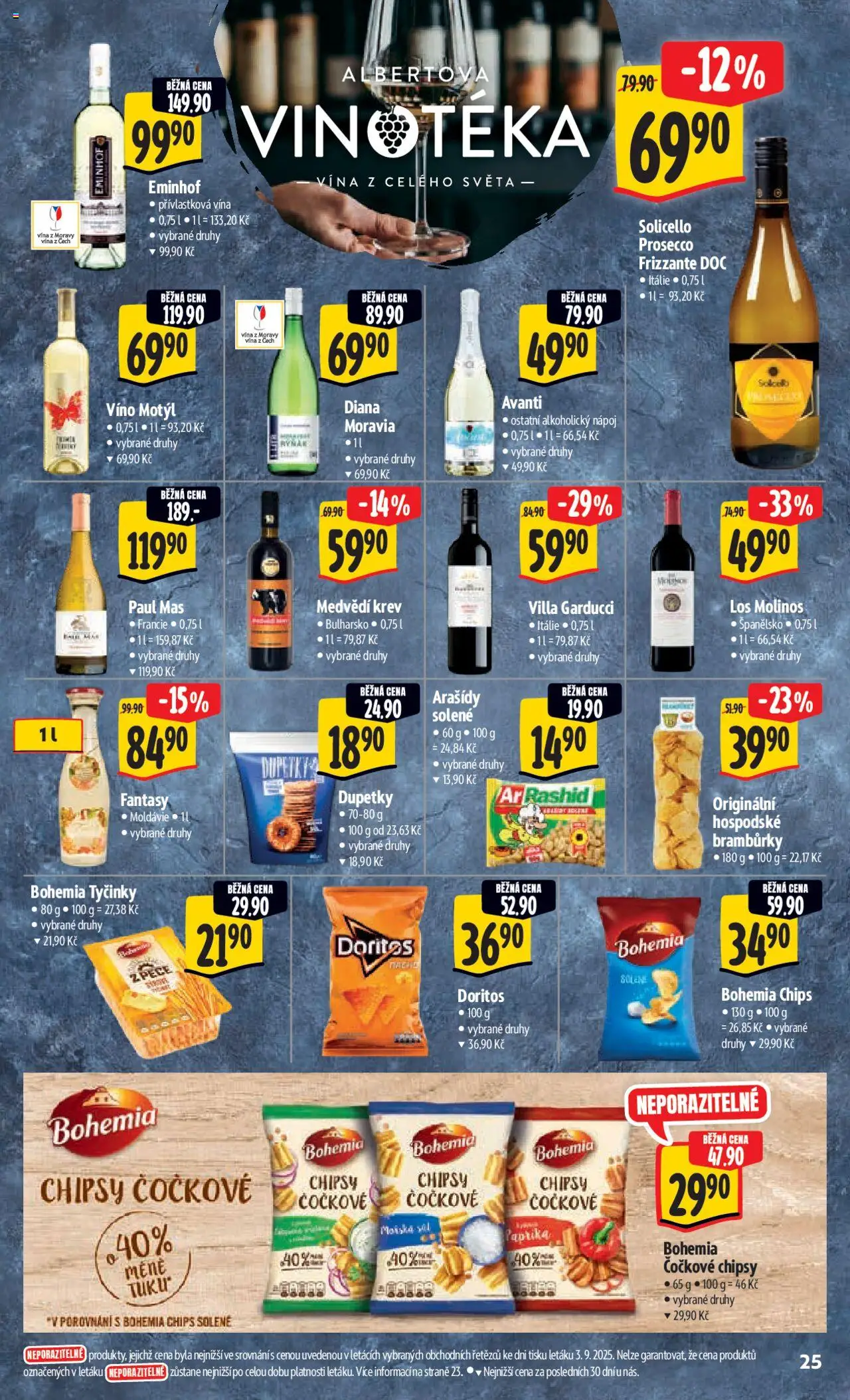 Albert leták - Hypermarket od 10.09.2025 | Strana: 34 | Produkty: Frizzante, Tyčinky, Dupetky, Prosecco Frizzante