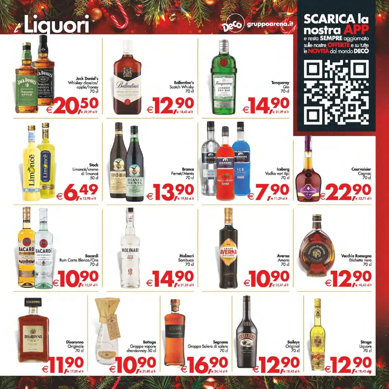 Volantino Decò del 16.12.2025 | Pagina: 9 | Prodotti: Crema, Vodka, Menta, Grappa