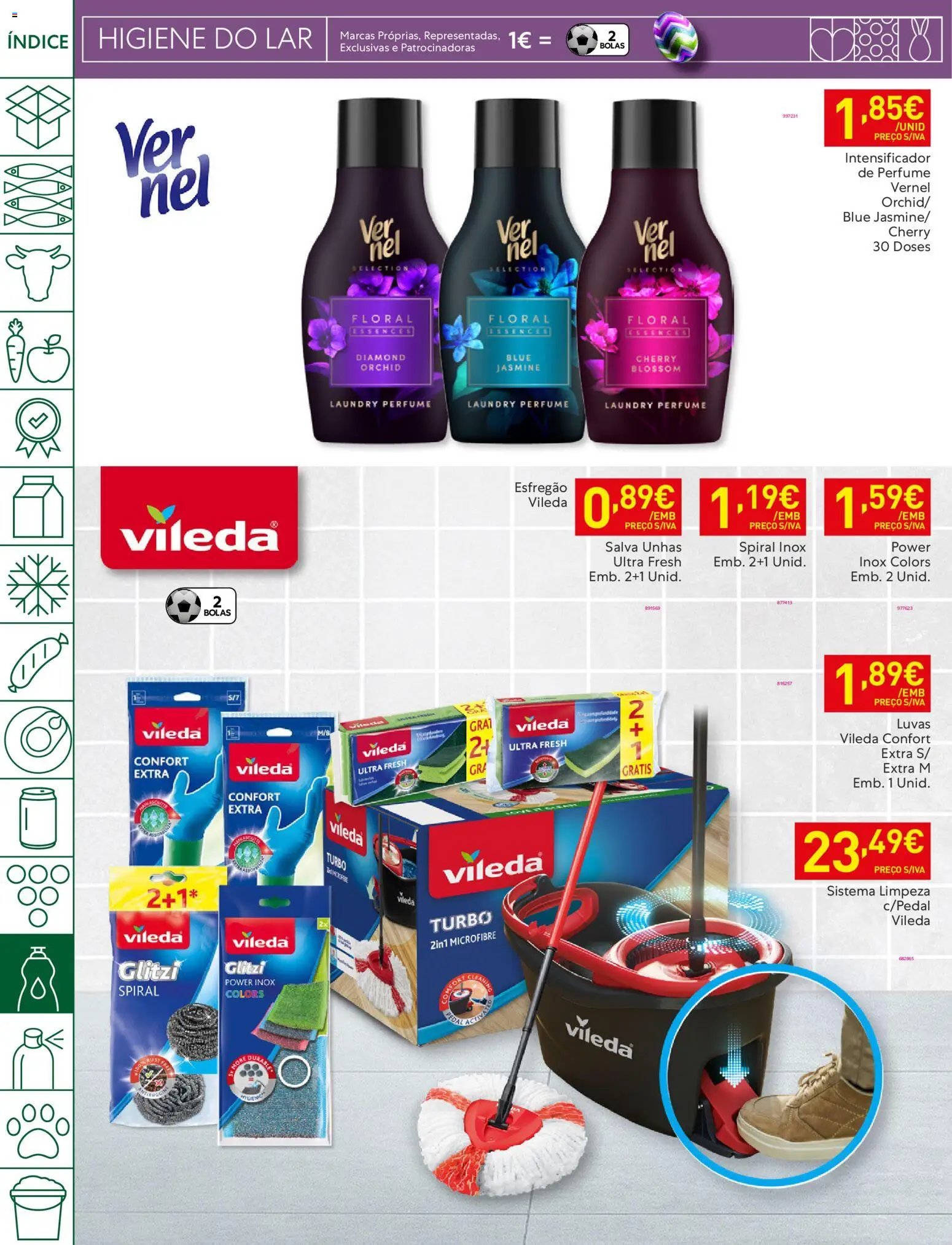 Recheio folheto │ válido de 31.03.2026 | Página: 46 | Produtos: Luvas, Esfregão, Perfume