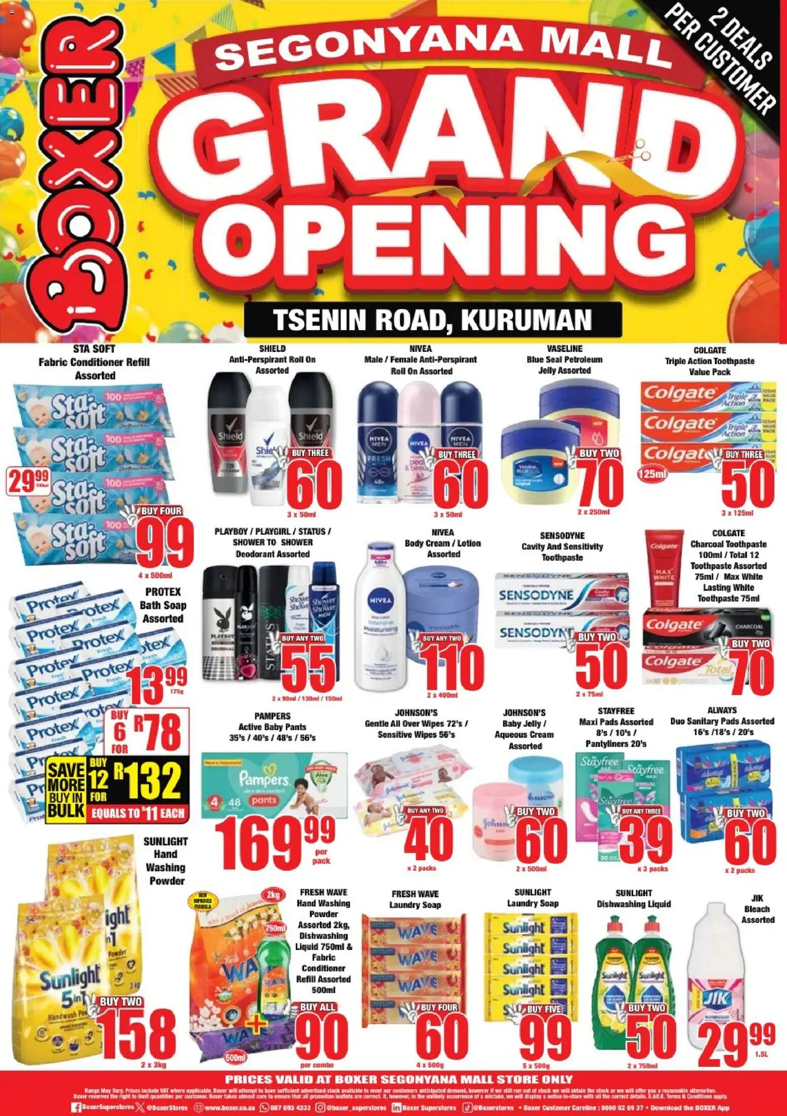 New Boxer catalogue – valid from 27.11.2025 | Page: 8 | Products: Bath, Bleach, Soap, Dishwashing liquid