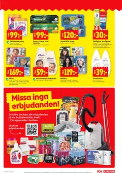 ICA Kvantum reklamblad aktuell från 25.08.2025 | Sida: 7 | Produkter: Tandborste, Galler, Granola, Te
