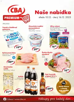 Náhled letáku CBA leták - Premium od 10.12.2025