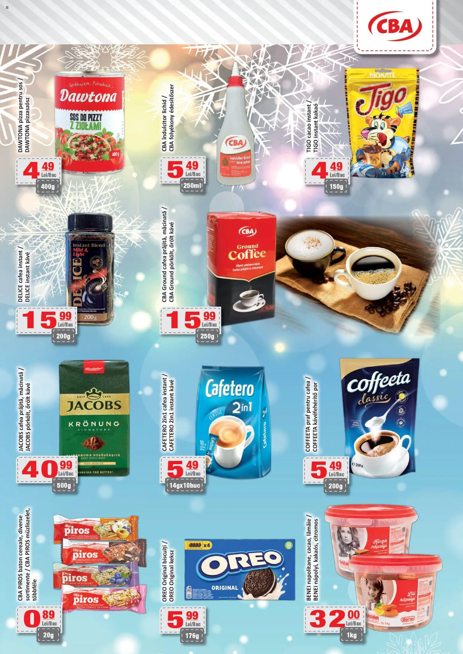 Noul catalog CBA – valabil de la 09.01.2026 | Pagină: 7 | Produse: Pizza, Cacao, Biscuiți, Lămâie