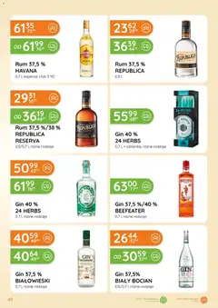 Pogląd oferty "Eurocash Gazetka - Katalog Alkoholowy" - ważna od 01.02.2026 | Strona: 41 | Produkty: Beefeater, Rum, Gin
