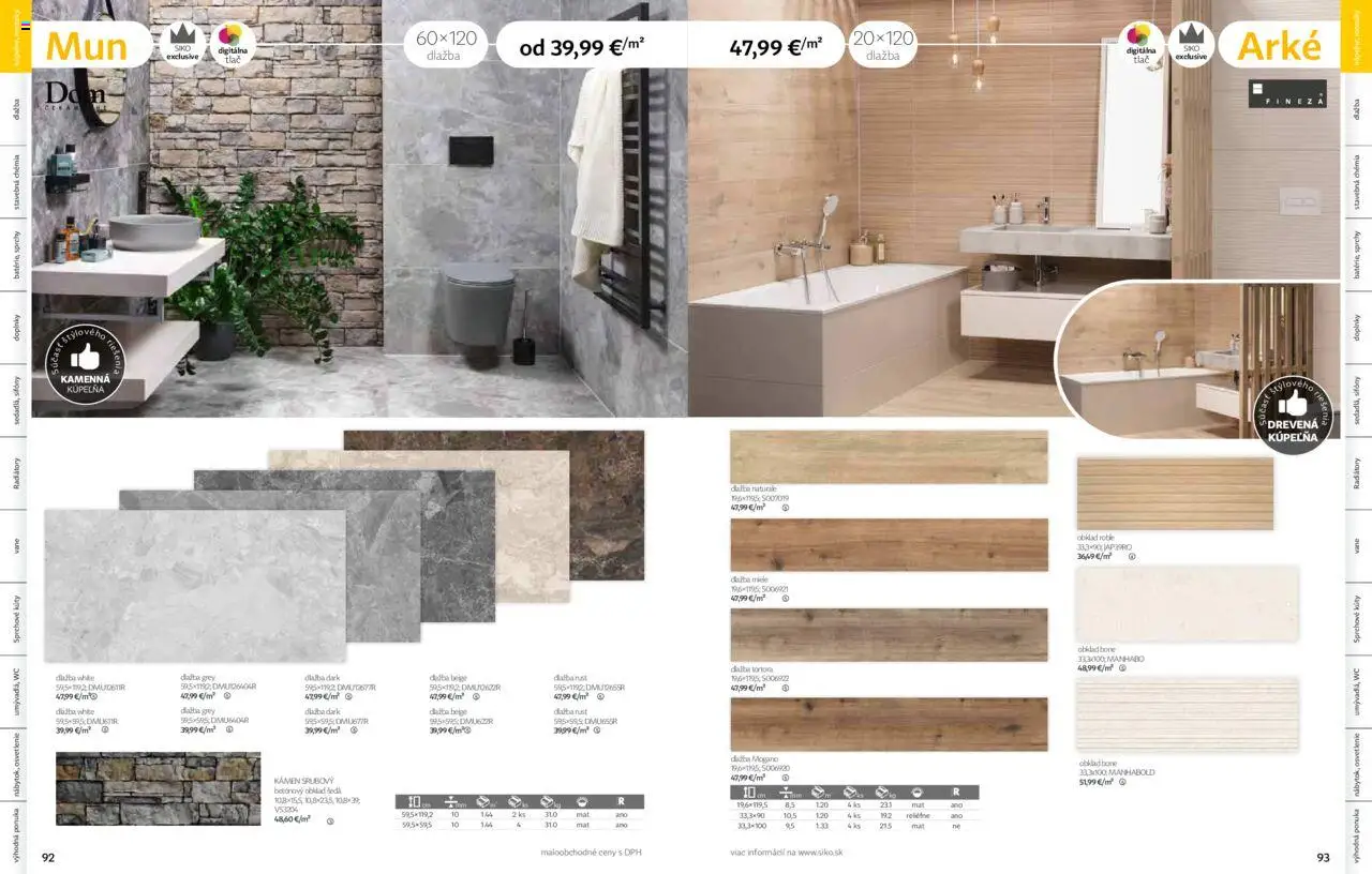 Nové Siko akcie – leták je platný od 01.09.2025 | Strana: 47 | Produkty: Osvetlenie, Kúpelňa, Dlažba, Radiátory