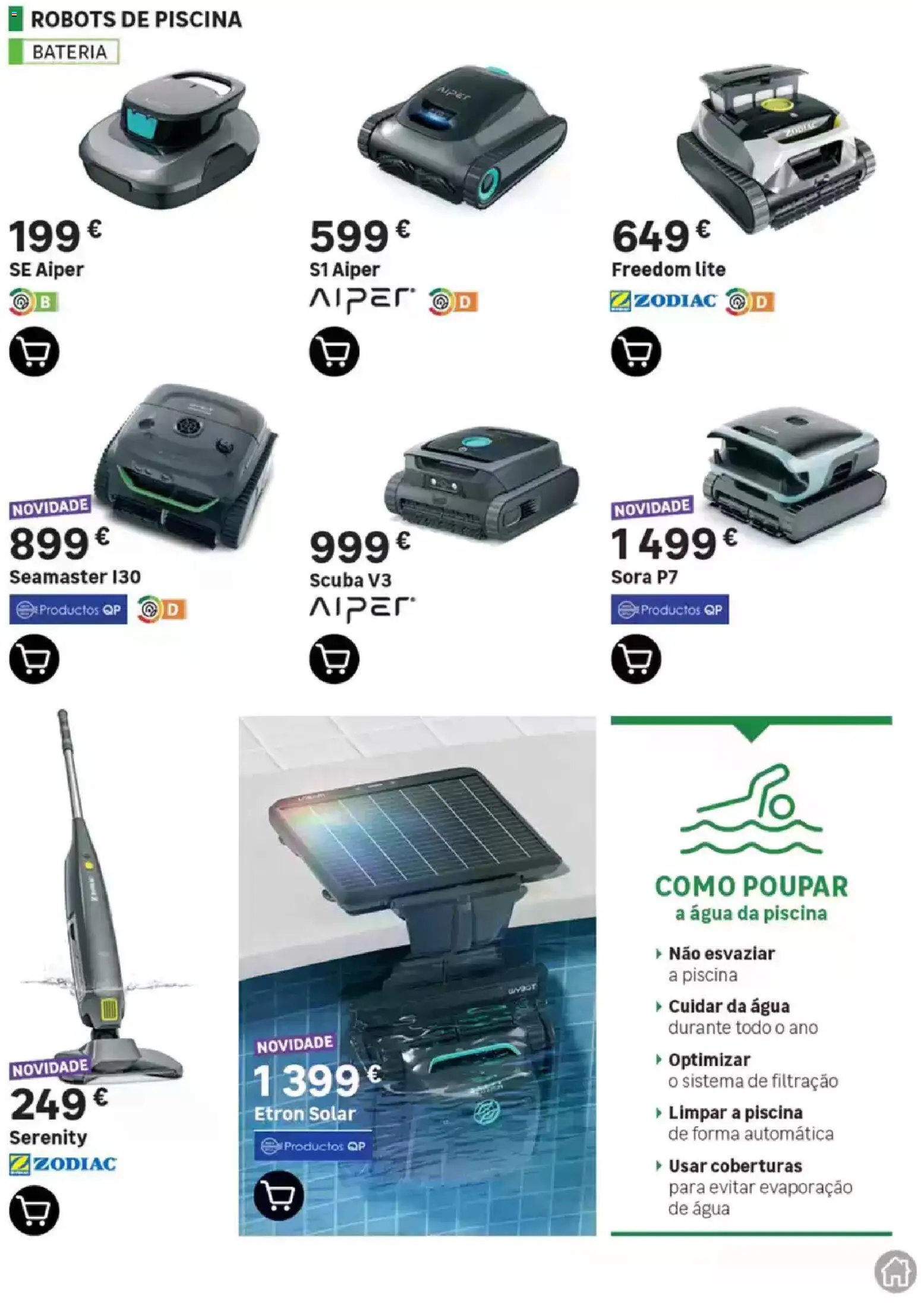 Leroy Merlin Catálogo Jardim │ válido de 12.03.2026 | Página: 71 | Produtos: Agua, Piscina, Bateria
