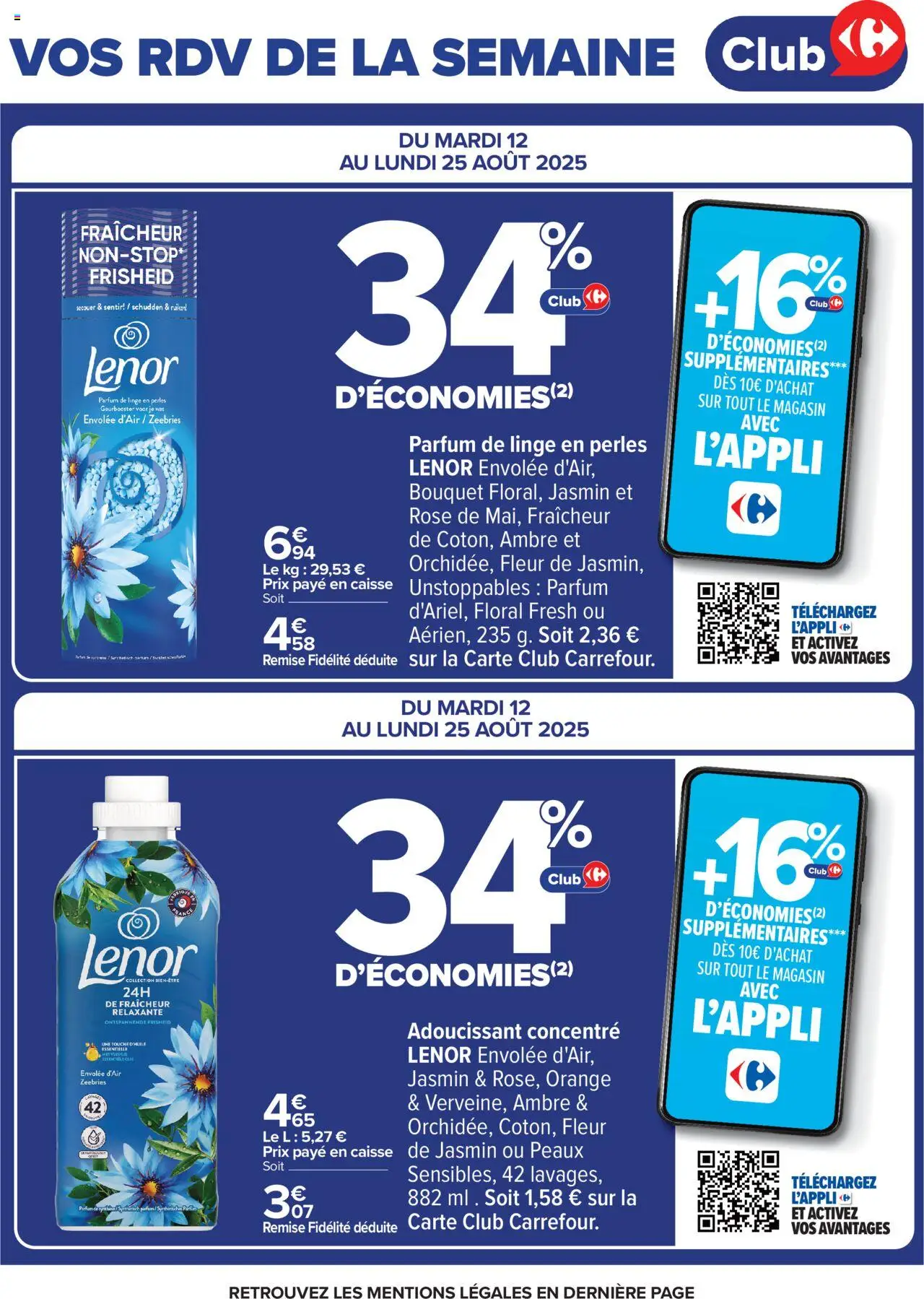  | Page: 5 | Produits: Orange, Lenor, Parfum, Adoucissant