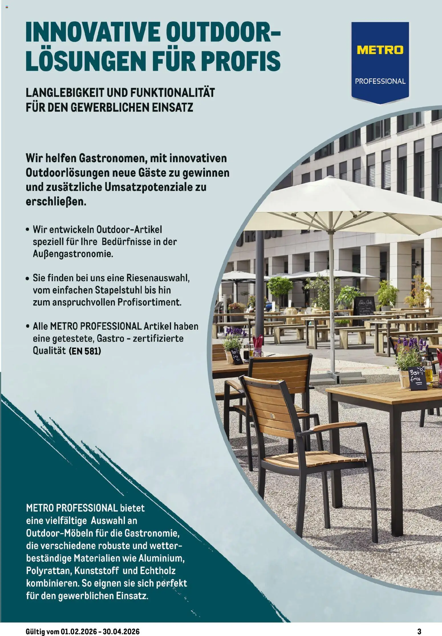 Metro Outdoor für Profis – gültig ab 01.02.2026 | Seite: 3