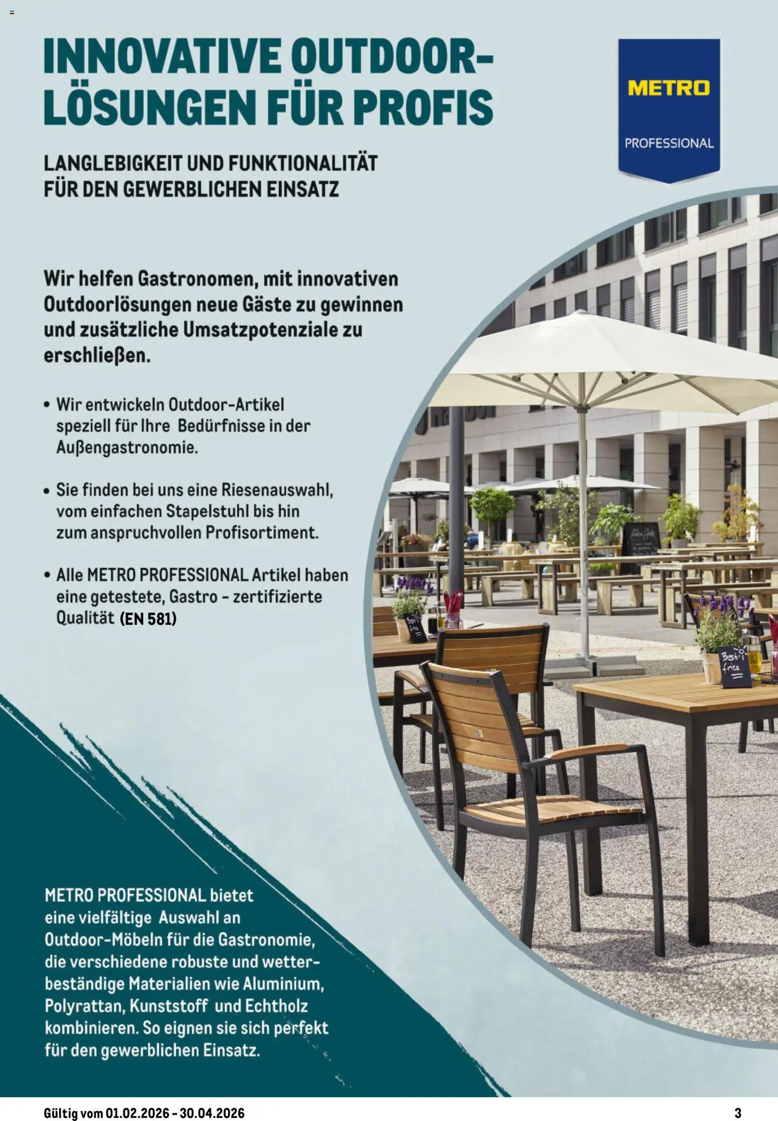 Metro Outdoor für Profis – gültig ab 01.02.2026 | Seite: 3